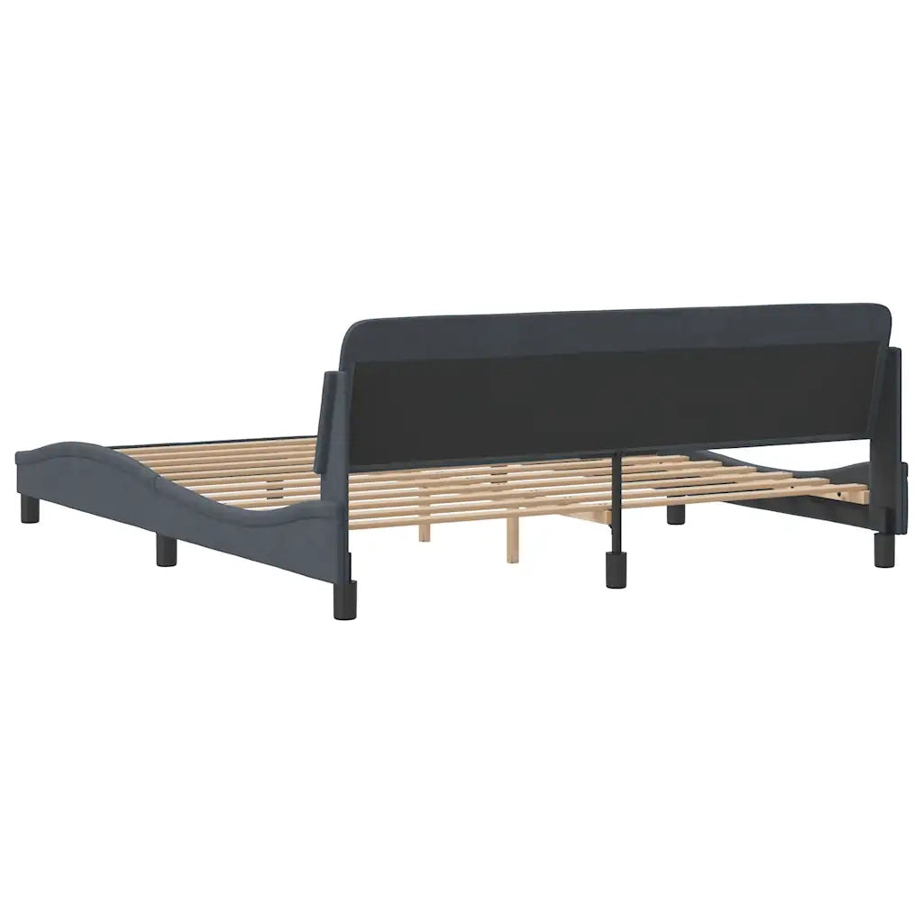 Giroletto Dover Grigio Scuro 183x213 cm in Velluto 373307