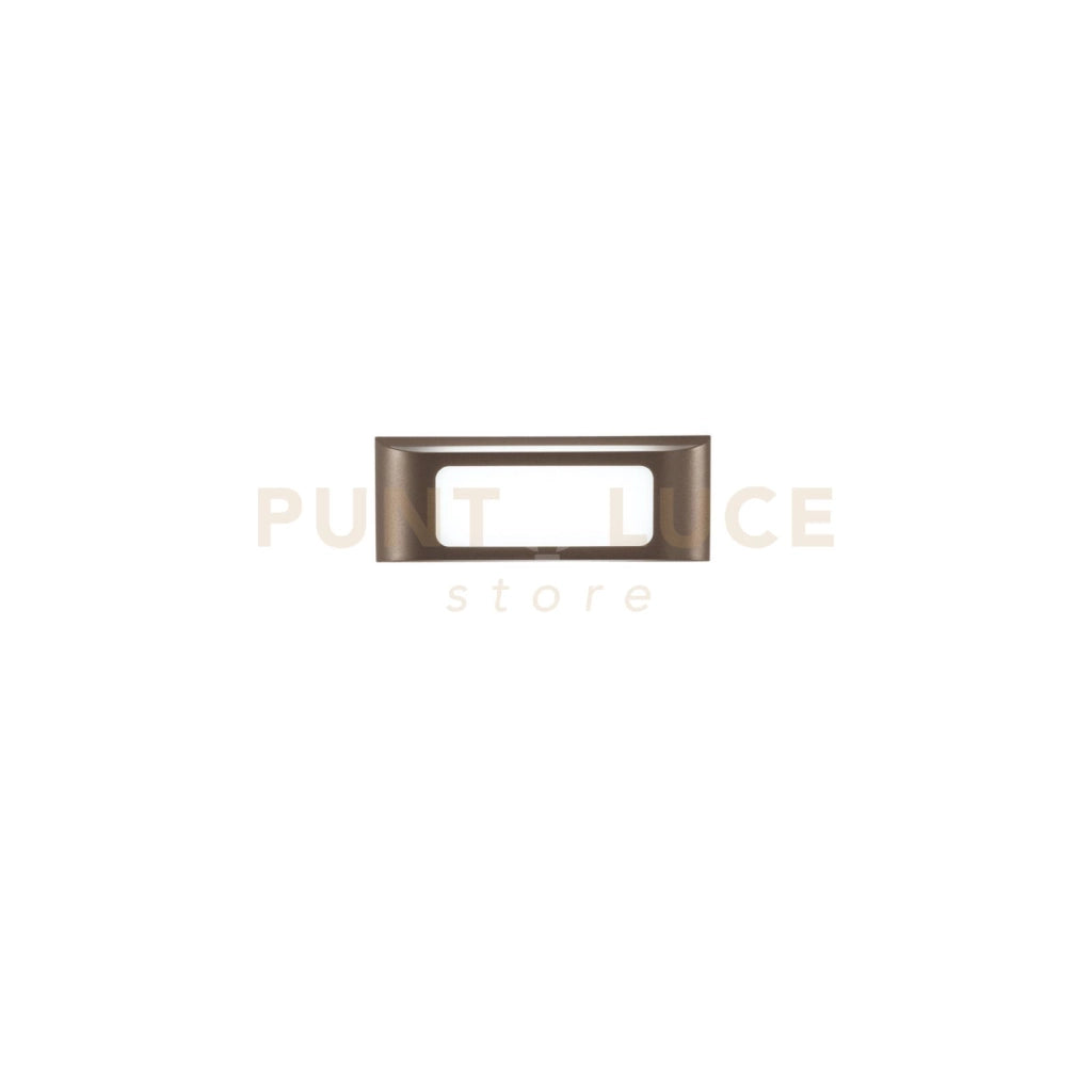 APPLIQUE BIEMISSIONE LED DESERT CORTEN 12W 1500LM CCT 3000 E 4000K IP65 25X5,3X9,5CM