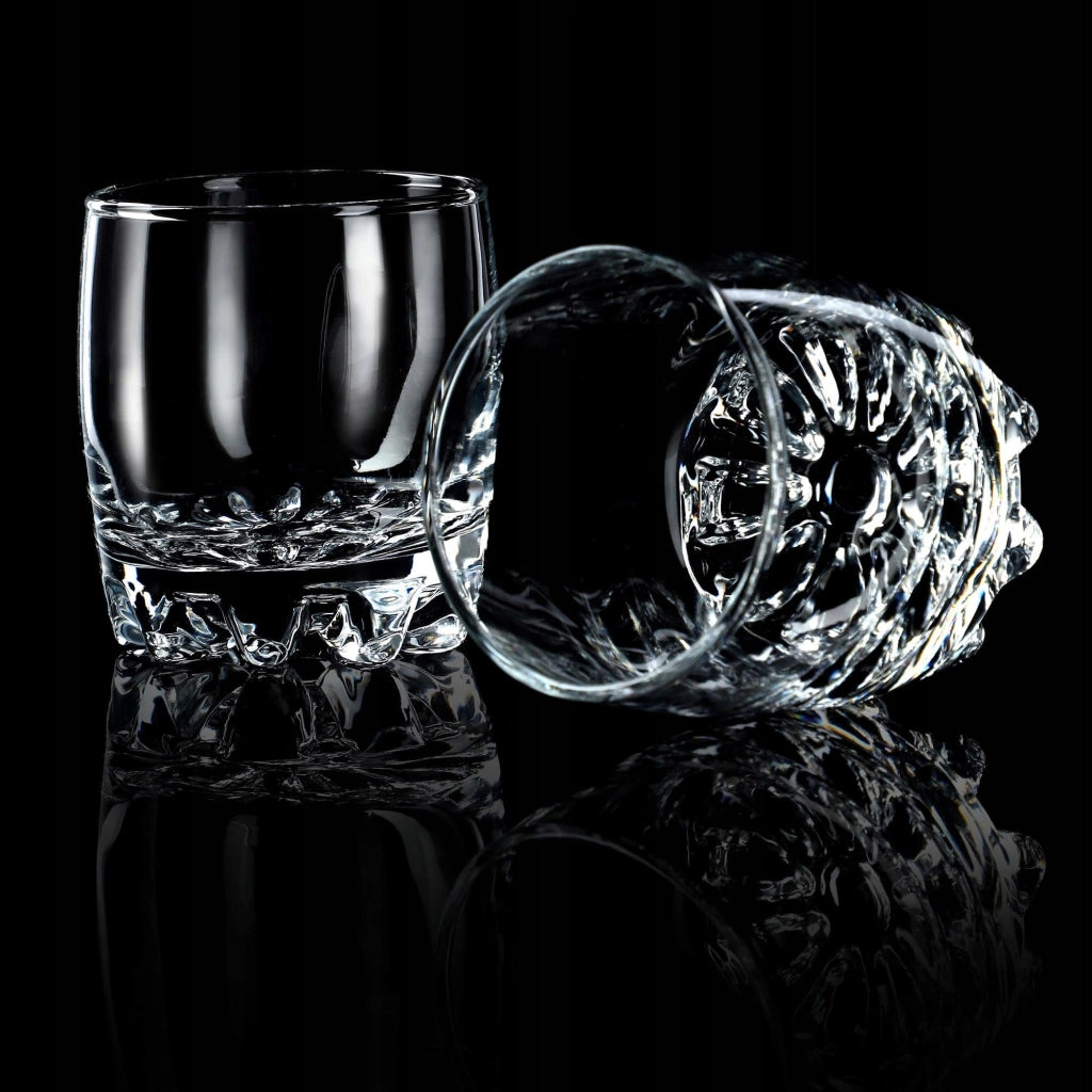 Bicchieri KADAX per bevande, whisky, succhi di frutta, set da 6 bicchieri, 300 ml