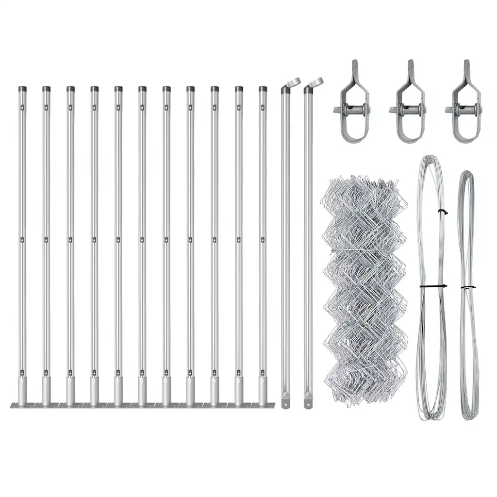 Palo della recinzione Argento 25 x 0,4 m (rete 40 x 40 mm) 3351298