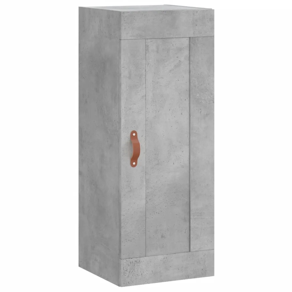 Credenza Grigio Cemento 34,5x34x180 cm in Legno Multistrato 3200429