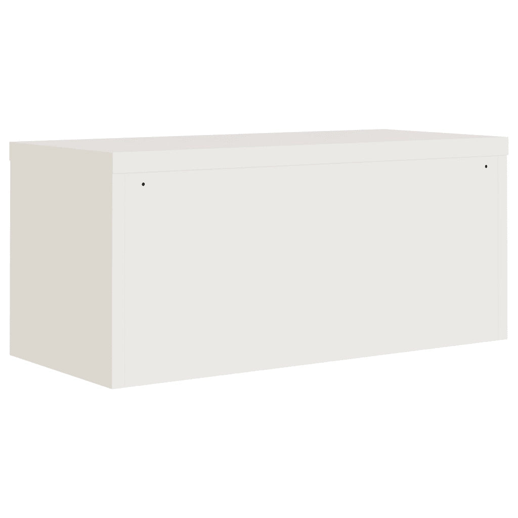 Armadio Classificatore Bianco 90x40x110 cm in Acciaio 3188310