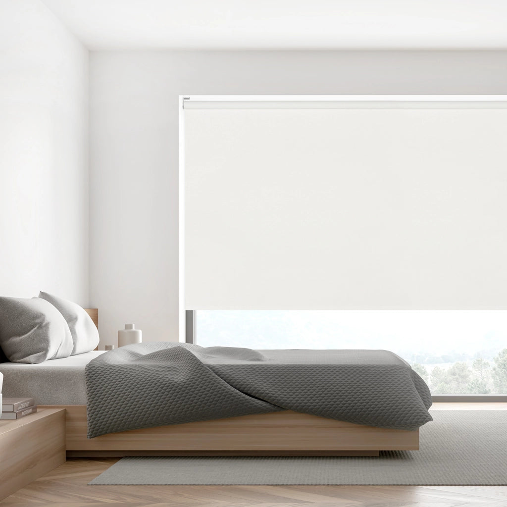 VIEWTEX Tenda a rullo Viewtex Sundusk oscurante e termica bianco 150 X 250 cm - Made in Europe - 5 anni di garanzia