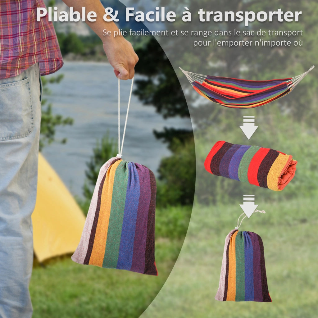 Amaca da Viaggio Portatile ¨C zephmum ¨C Multicolore 290x150 cm