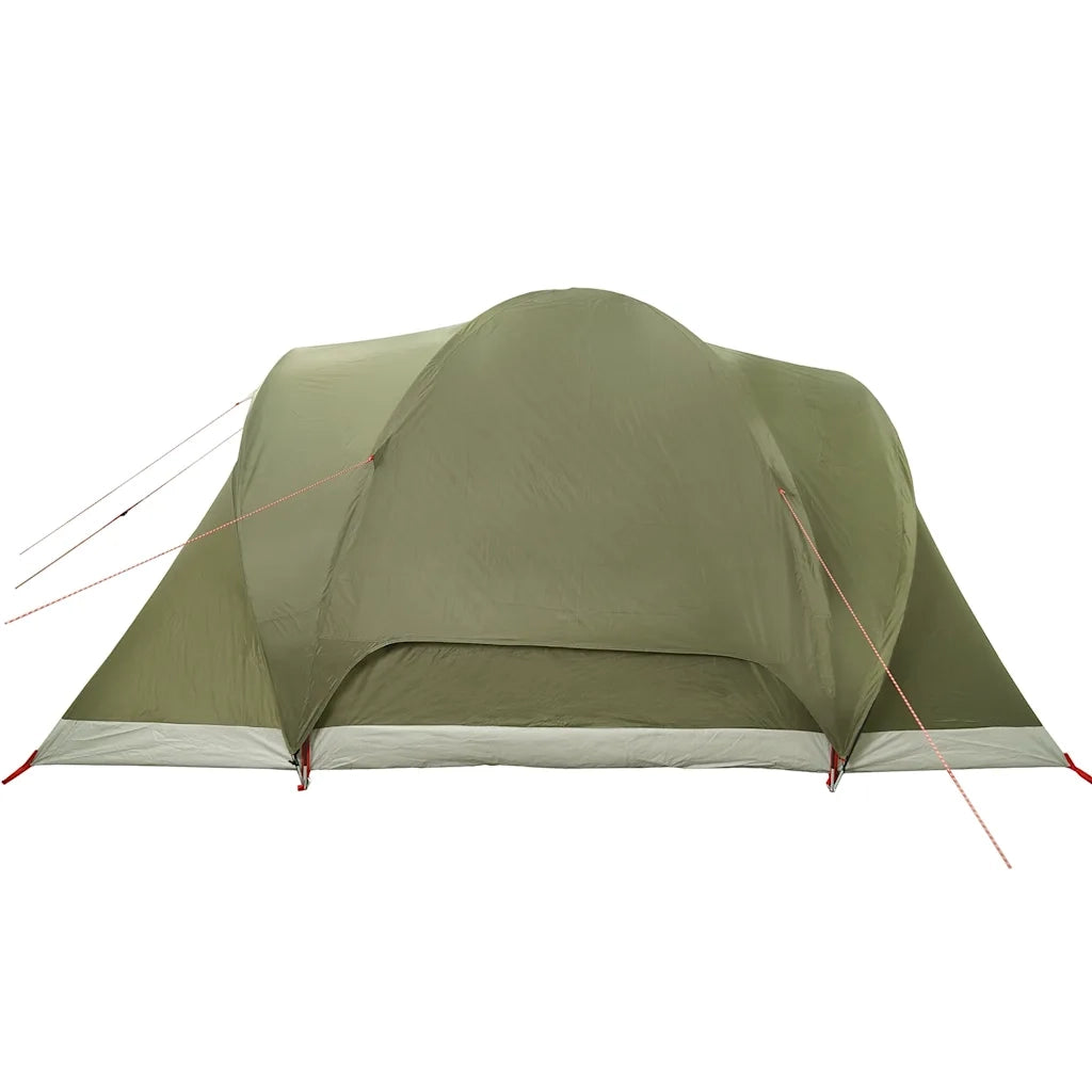 Tenda Familiare a Cupola 6 Persone Verde Oliva Impermeabile 4009464