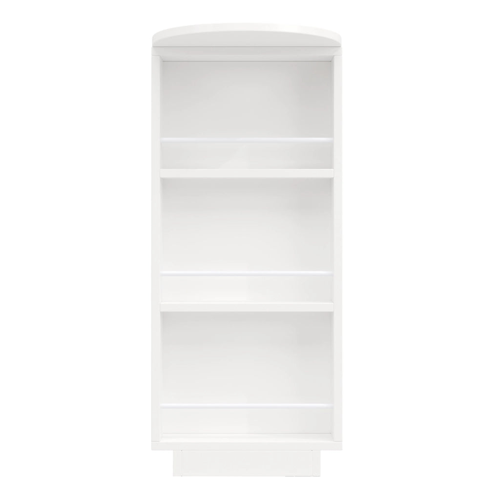 Tavolo Bar Allungabile con Vano ¨C MINIMAL ¨C Bianco, 115-183x40x99 cm