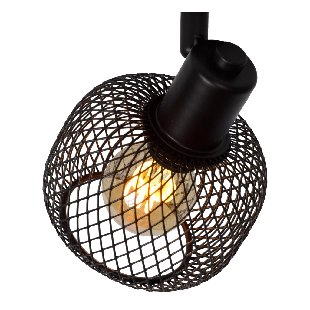 Plafoniera Lucide Maren nera metallo 1xE14 40W 14cm