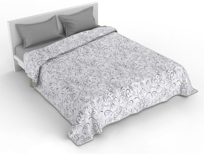 Trapuntino 1 Piazza e Mezzo 100gr con Stampa in Microfibra Ornato