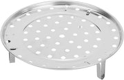 Supporto a vapore in acciaio inossidabile con regolatore di vapore rotativo multifunzionale per cottura in pentole a vapore - 20cm