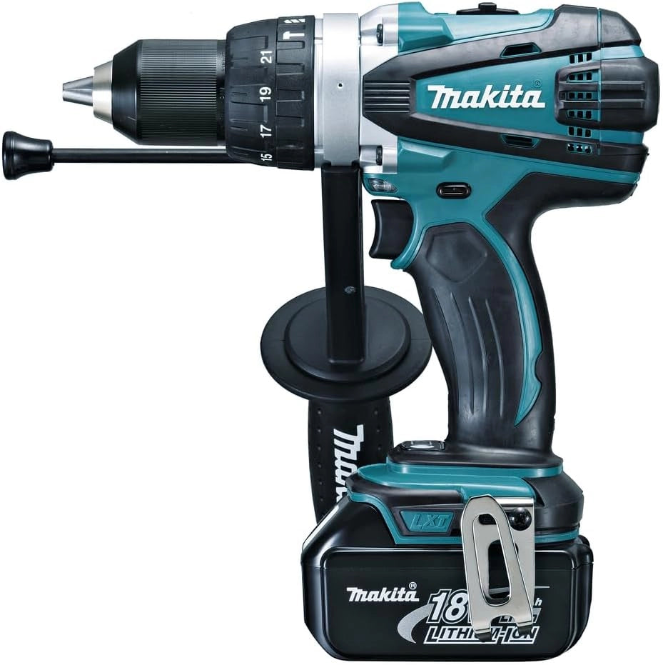 Makita DHP458RTJ - Taladro combinado 18V litio 5,0 Ah makpac