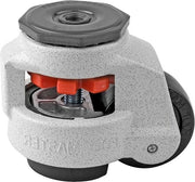 Livello su Caster - Capacità 1100 lbs - Ruota in Nylon - Piastra in NBR - Montaggio a 0,5" - Finestra in Ivoor
