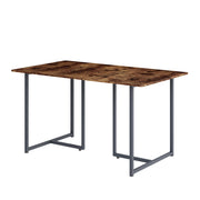 Vicco Tavolo da pranzo Rovere rustico/grigio 140 x 80 cm