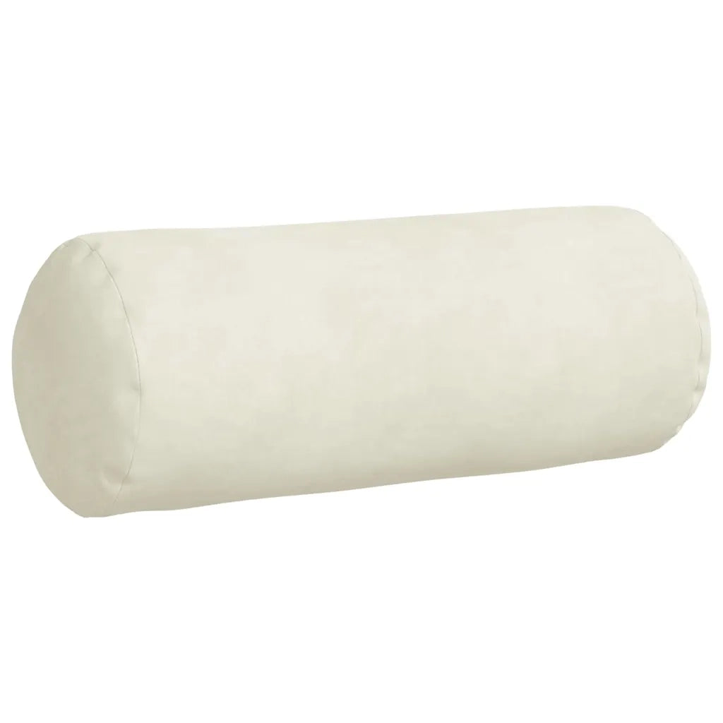 Cuscini a rullo 2 pcs Crema Ø 15 x 40 cm Tessuto in Cords