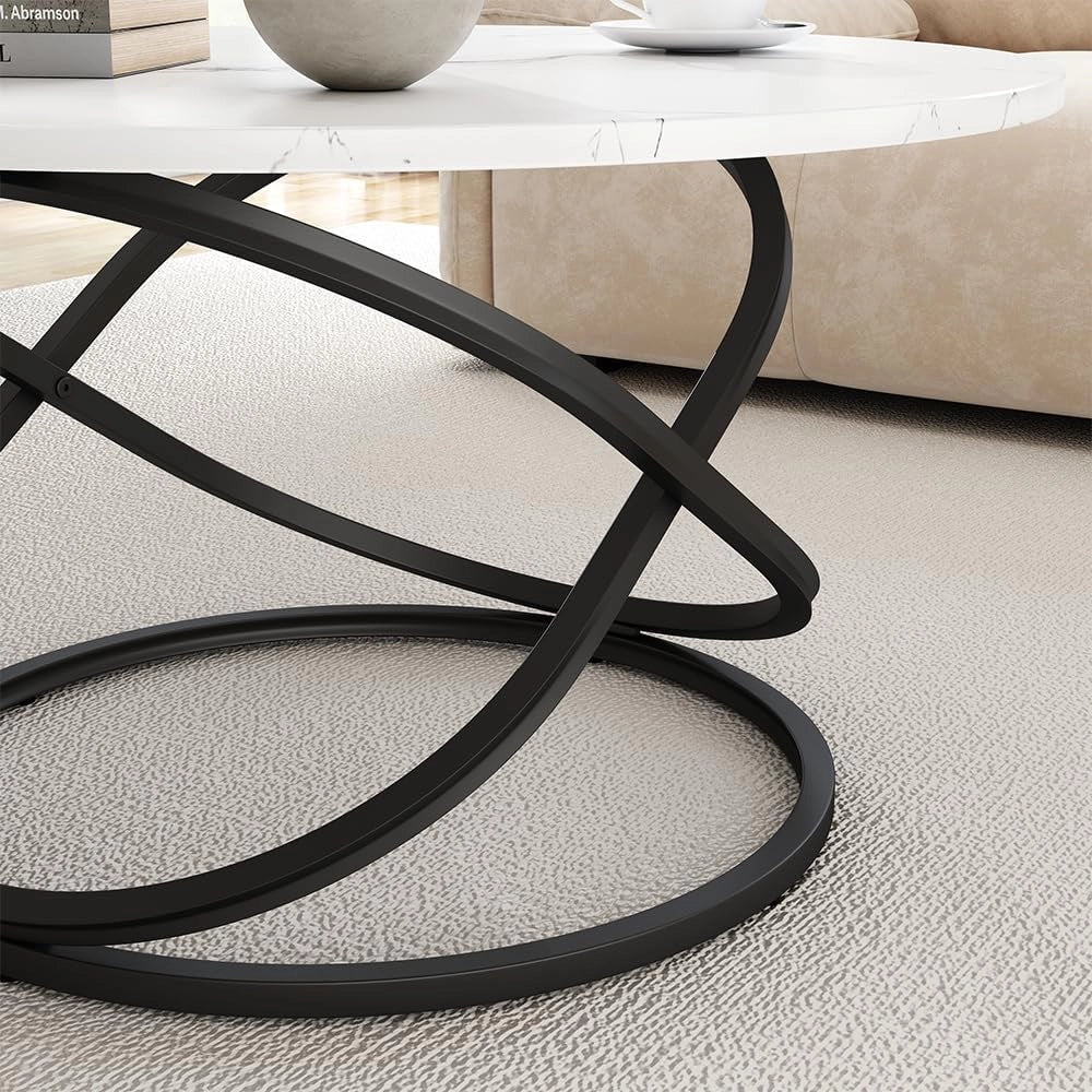 Tavolino Calgary, Bianco, 79.5 x 46 cm con ampia superficie di lavoroda utilizzare come piano d'appoggio o di lavoro nella zona giorno