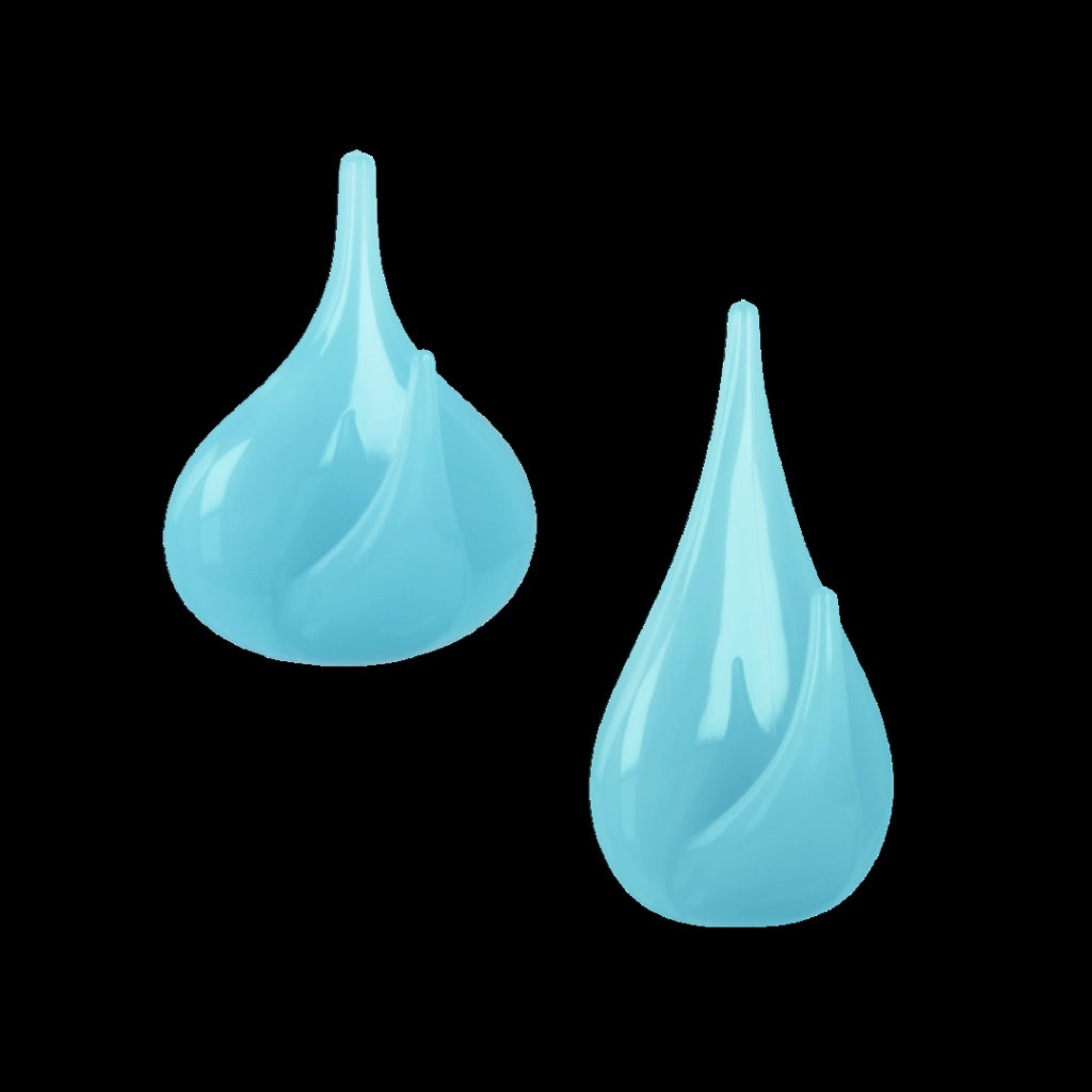 Gancio Adesivo Plast.San Waterdrops Set 5 Pezzi - Metaltex