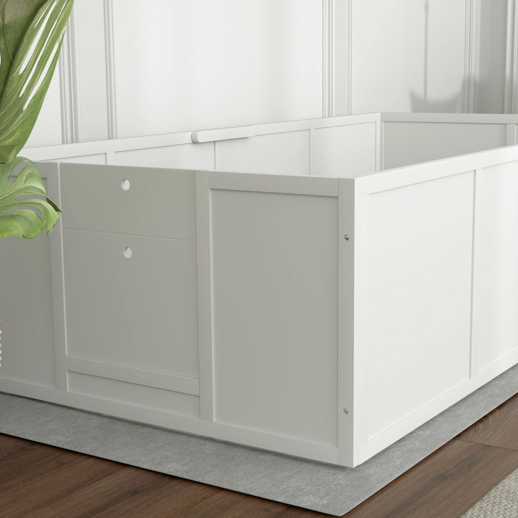 Cuccia per Cani e Cuccioli ¨C zephmum ¨C 196x96x48 cm, Bianco