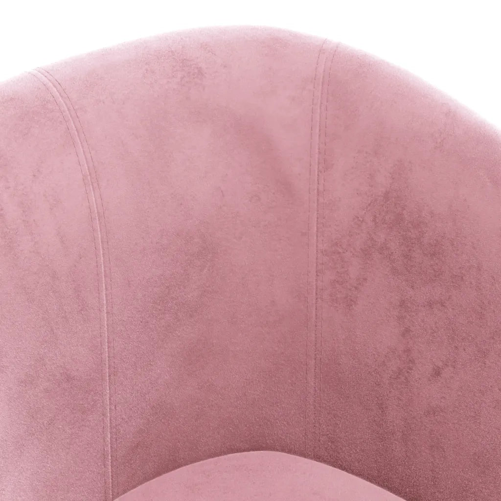 Divano Sedia-Poltrona Cabriolet Rosa in Velluto 285407
