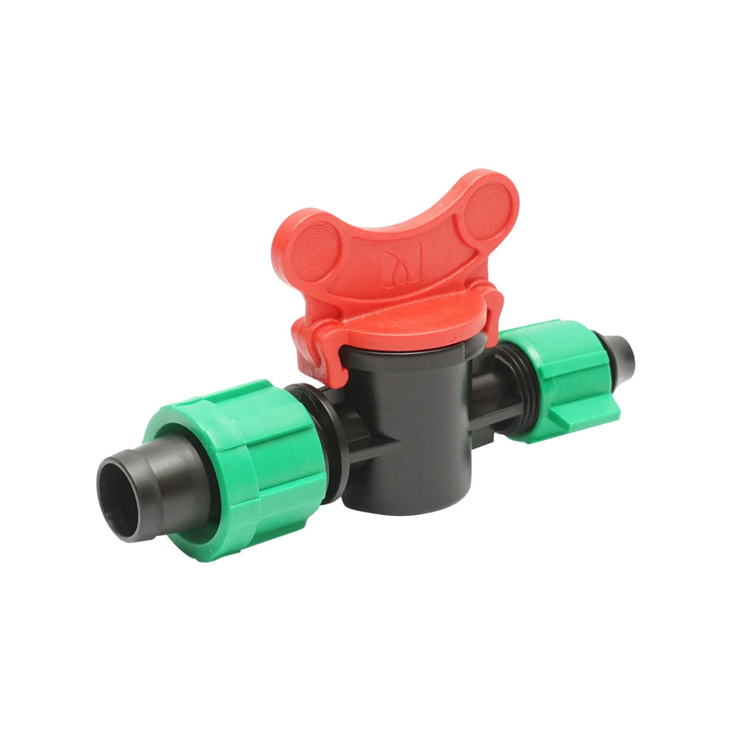 Rubinetto per tubo, banda di irrigazione D16mm x D13mm