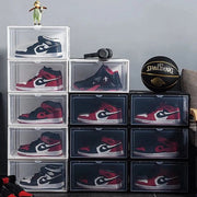 Cassettiere per Scarpe - Organizzatore per Scarpe - Cassetti per Scarpe - Box in Plastica Stivata - Nero