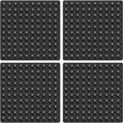 Protezione Antiscivolo per Mobili - 400 Pezzi di Gomma Silicone - Adesivi Auto-Attacchi - Resistente allo Shock - Isolamento Acustico - 10x2mm - Gommini per Mobili