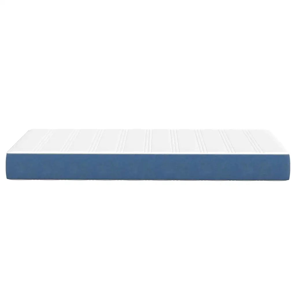 Materasso-Materasso per letto Blu 90 x 200 cm Tessuto