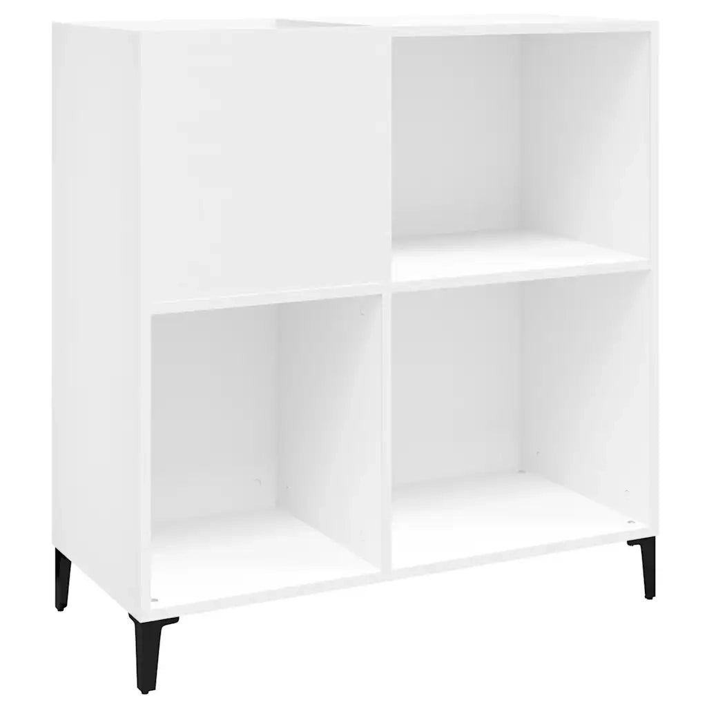 Mobile Porta Dischi Bianco 84,5x38x89 cm in Legno Multistrato CFW2471552