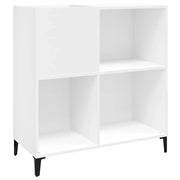 Mobile Porta Dischi Bianco 84,5x38x89 cm in Legno Multistrato CFW2471552