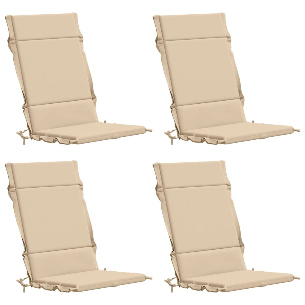 Cuscini per Sedia Alta in 4 Pezzi GEMERT 4 pcs 100% Poliestere 946388