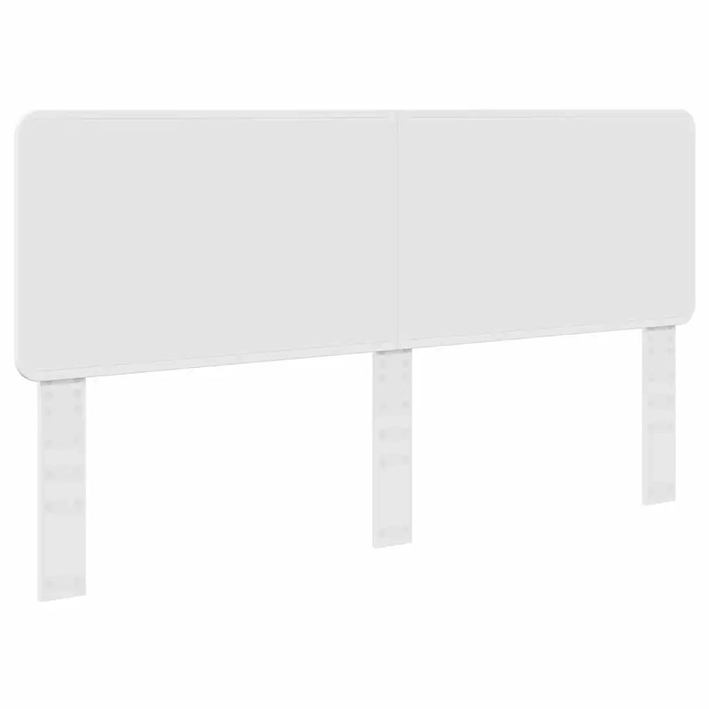 Testiera-Testata-Testiera Decorativa Bianco Lucido 200 cm Legno multistrato 346956