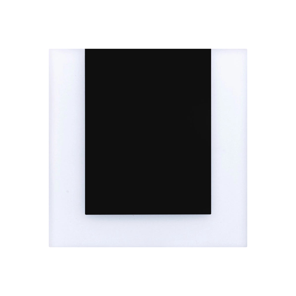 Lampada scala LED quadrata nero/bianco 0,6W Capri Eko-Light
