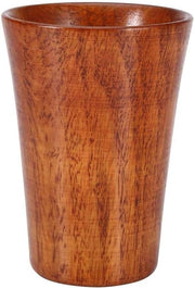 Tazza da Tè in Legno Naturale Artigianale - Contenitore per Bicchieri - Portatile per Esterno - Serie per Camping e Passeggiate.