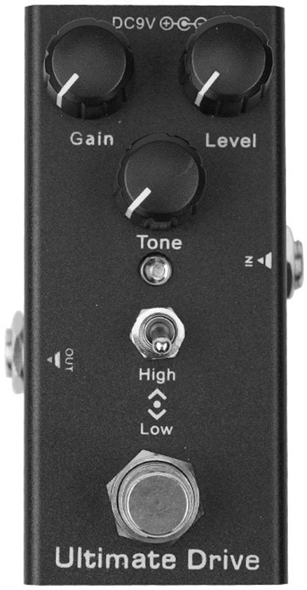 Apparecchiature per chitarra, pedali per chitarra elettrica con effetto vintage - overdrive estremo