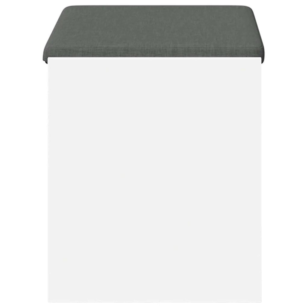 Panca per ingresso con cuscino Bianco 63 x 38 x 45 cm 891568