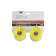 Coppia ruote gialle 60x45MM PU con cuscinetti ABEC7 per skateboard con