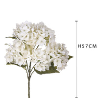 Set 2 Rami Artificiali Ortensia Bush H 57 cm