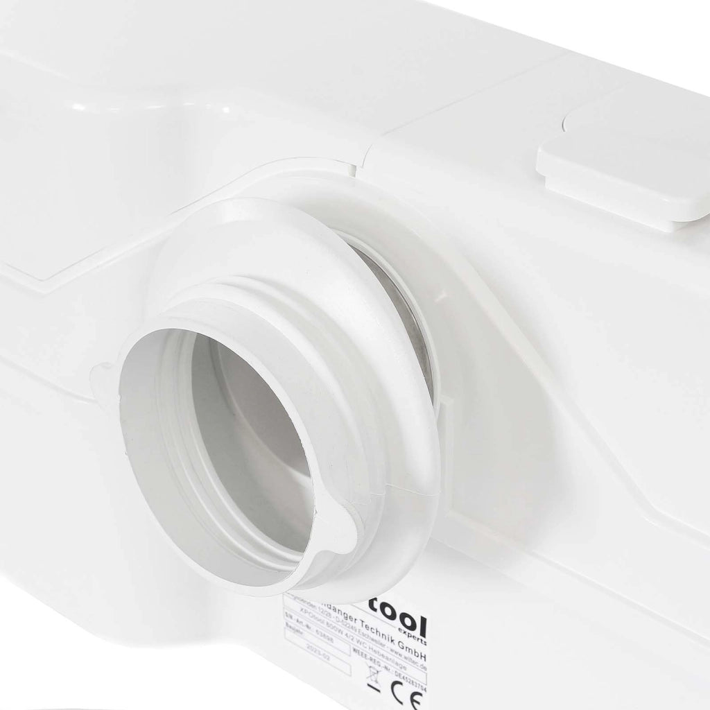Stazione di sollevamento 4/2 con trituratore WC 800 watt Pompa per acque reflue