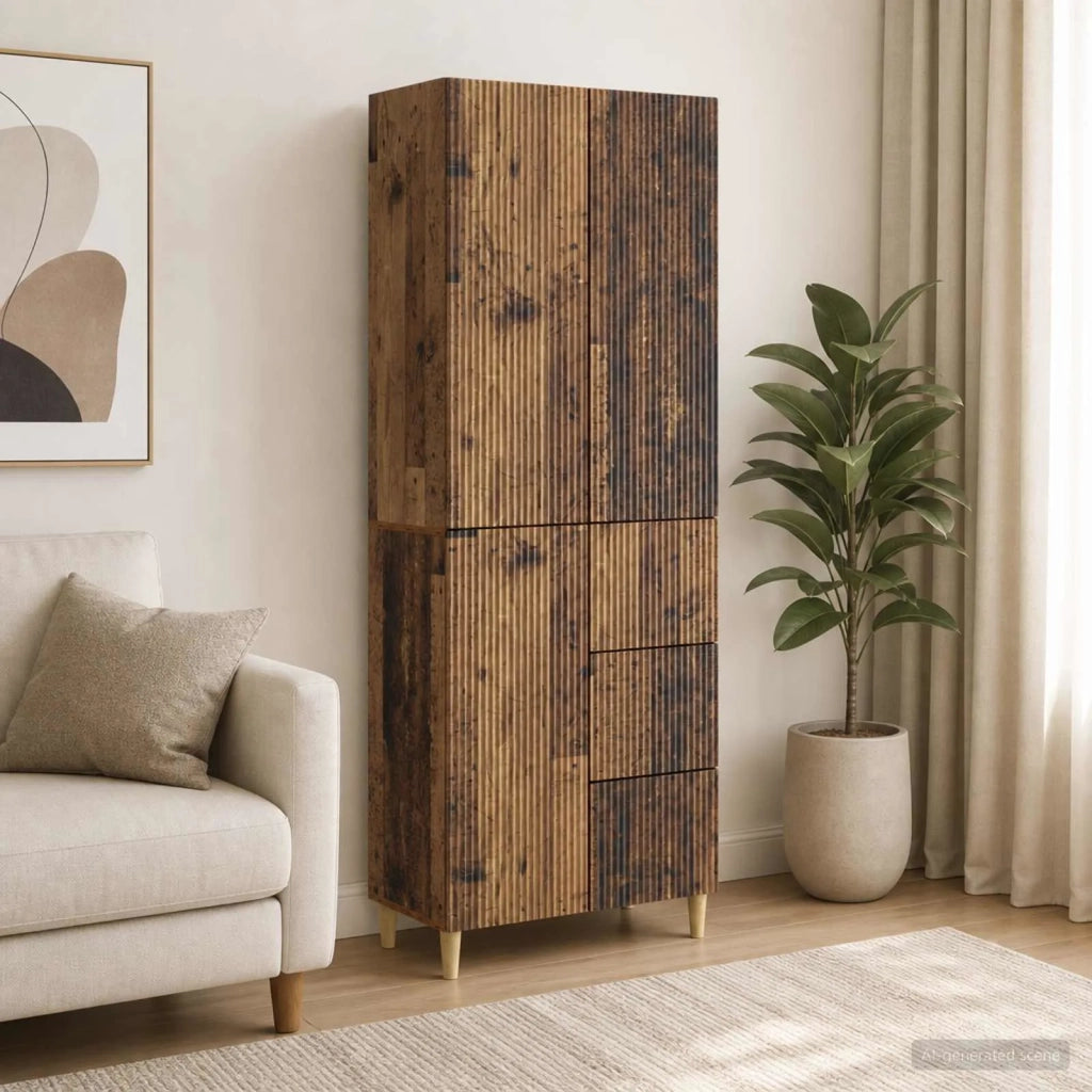Set di armadi 2 pcs 66 x 34,5 x 90 cm Legno ingegnerizzato 3416581