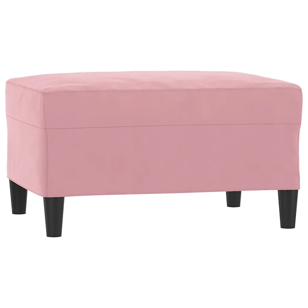 Set di Divani 4 pz Rosa in Velluto