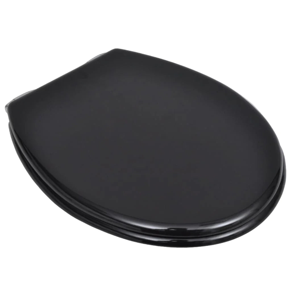 Sedile WC con coperchio a chiusura ammortizzata struttura in MDF nero 02_0002876