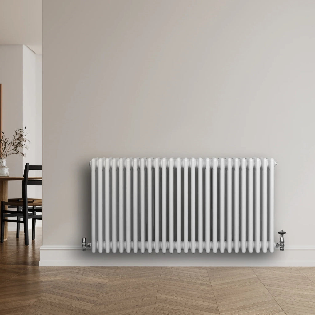 Radiatore Tradizionale 4 Colonne Orizzontale Riscaldamento Bianco 600x1190 mm