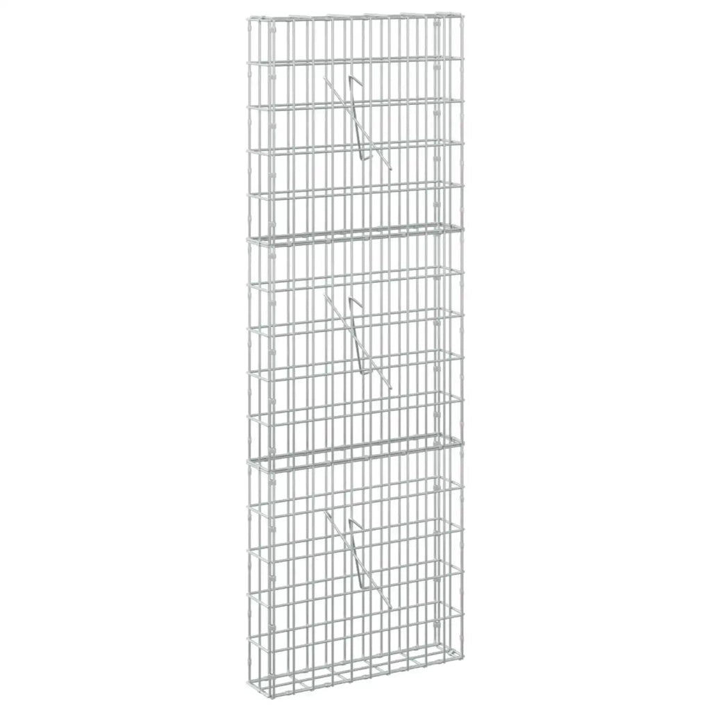 Gabione con Filo da 3,5 mm e Rete da 5x10 cm 50x10x150 cm 3462547