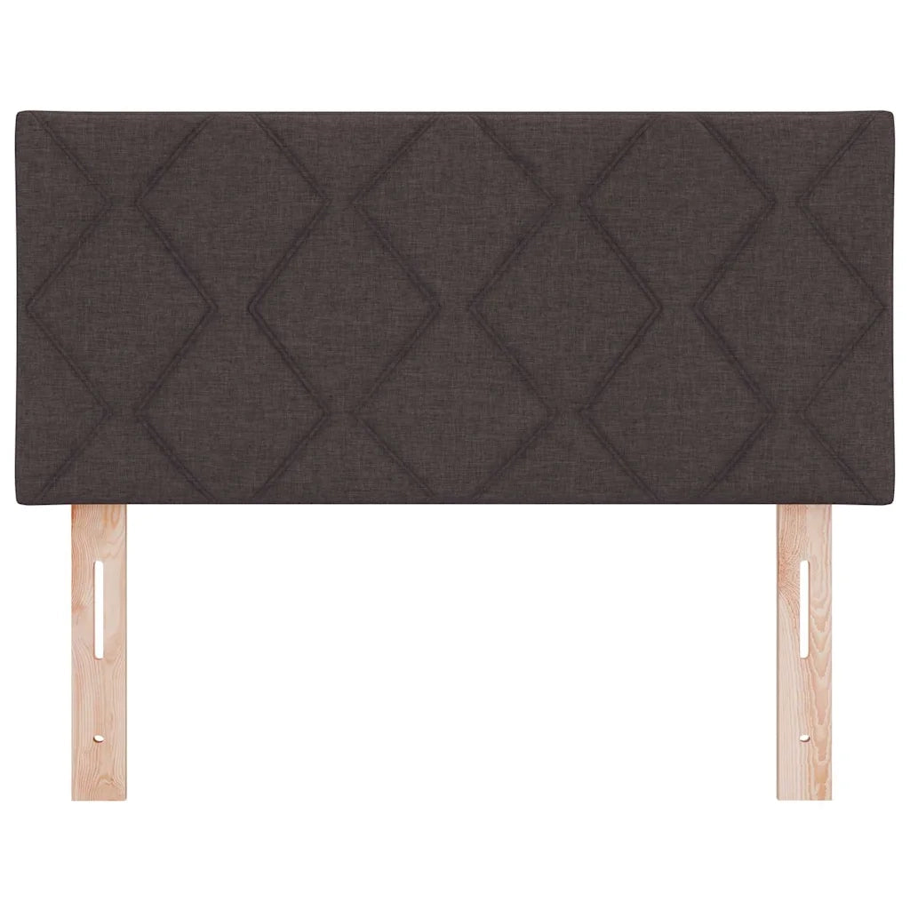 Testiera LED Marrone 90 cm Tessuto 3338190
