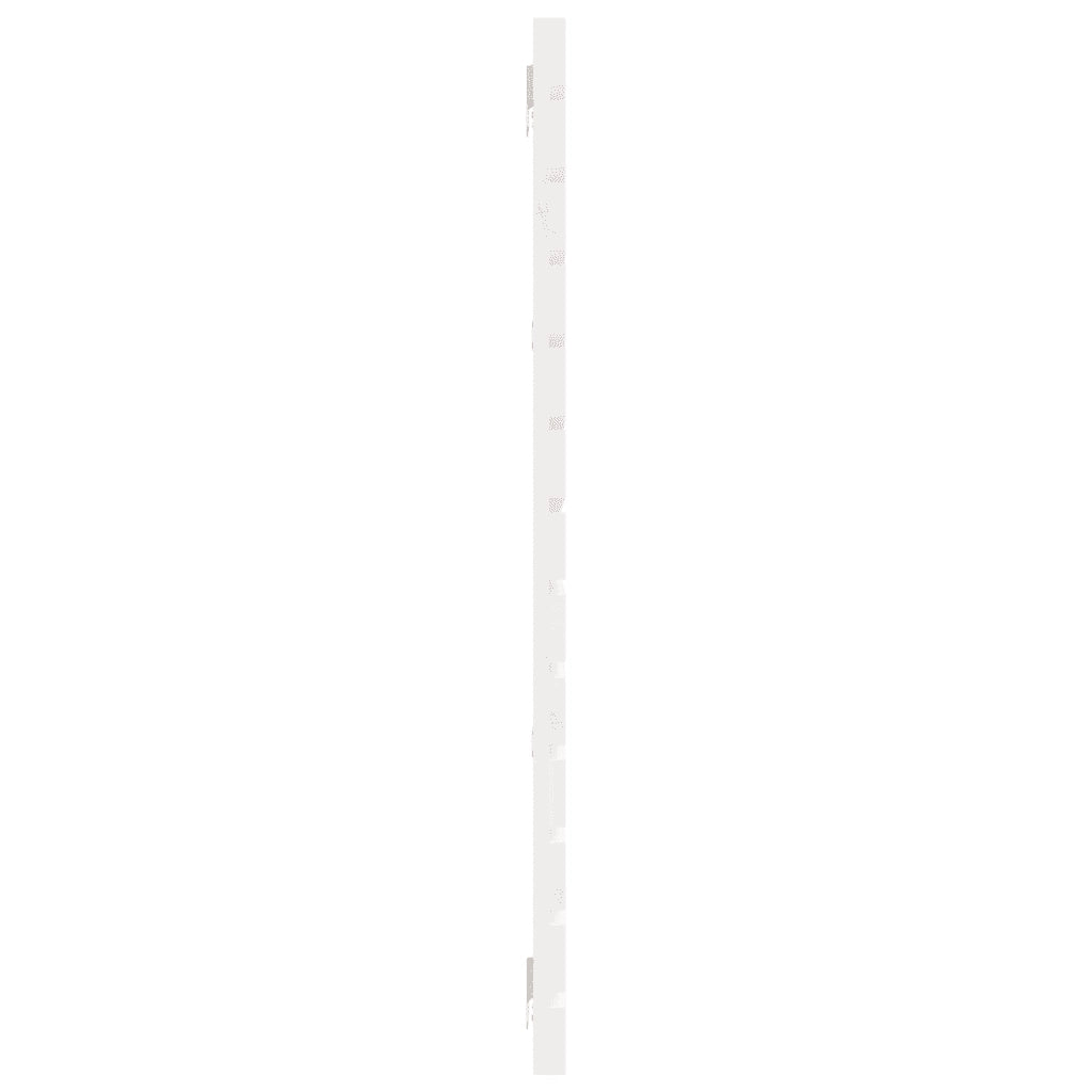 Testiera | Testata da Parete Bianca 166x3x91,5 cm Legno Massello di Pino