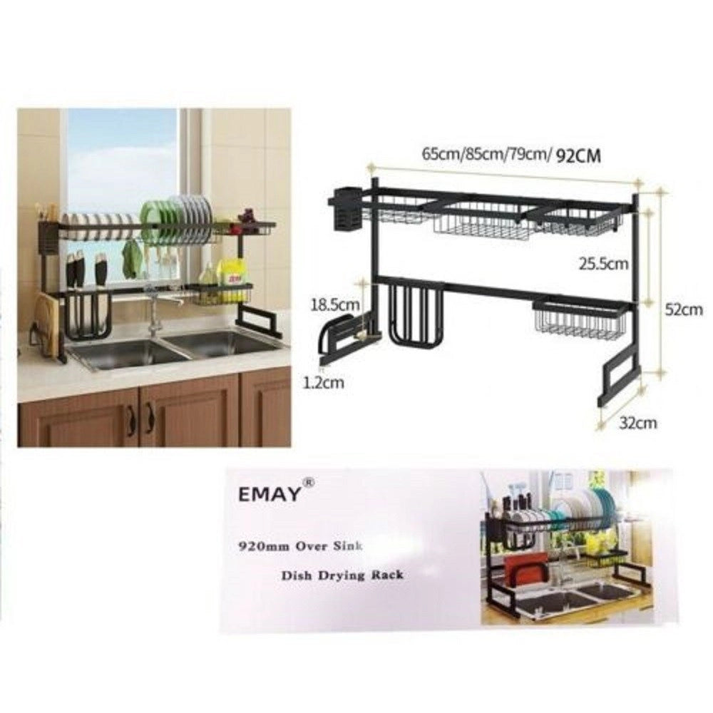 Trade Shop - Organizer Organizzatore Cucina Scolapiatti Scaffale Appoggio Ripiani 920 Mm -