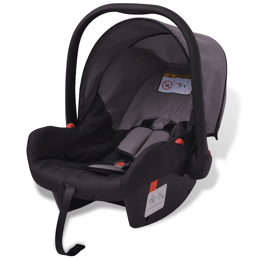 Passeggino 3 in 1 in Alluminio Grigio e Nero 10116