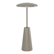 Lampada Da Tavolo Moderna Piccola Acciaio Bronzo Scuro Luce Led Integrato 2,8W