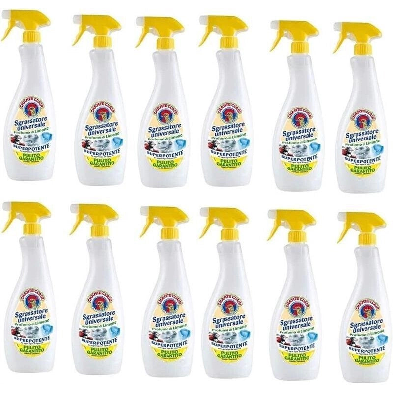 CHANTECLAIR CONFEZIONE DA 12 PZ SGRASSATORE 700ML DISINFETTANTE AL LIMONE