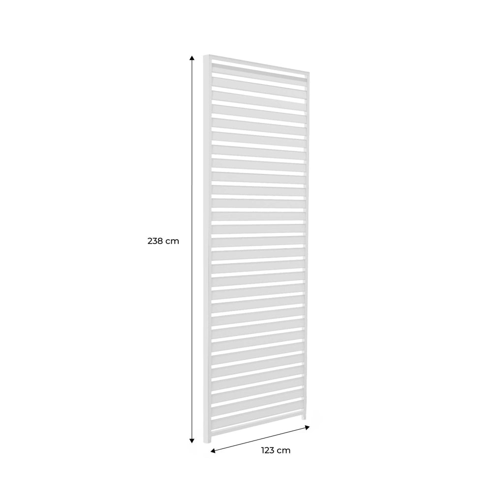 Persiana in alluminio da 1.3m per pergola a lamelle triomphe, beige