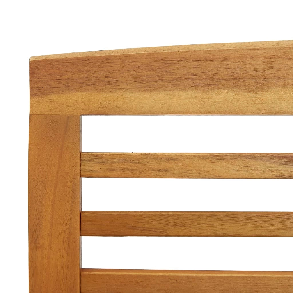 Panca da giardino mobili da esterno terrazza 119 x 67 x 83 cm legno massello di acacia 02_0011189