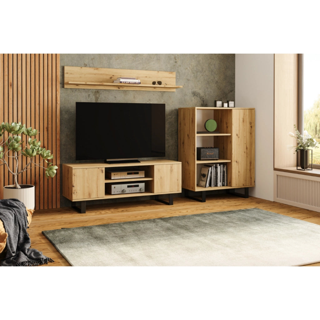 Mensola a muro Shelf 100 in Rovere Artisan